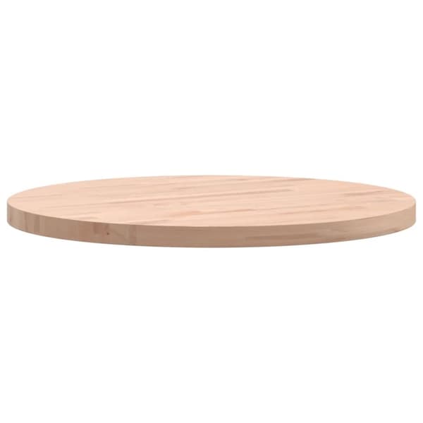 Bordsskiva Ø50x2,5 cm rund massivt bokträ