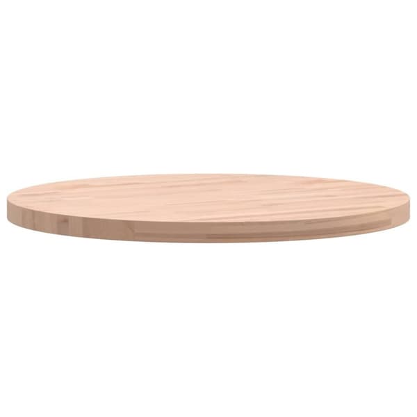 Bordsskiva Ø50x2,5 cm rund massivt bokträ