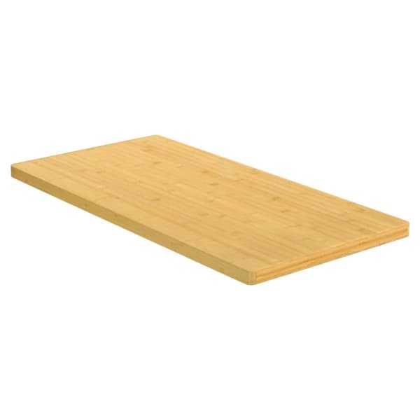bordplade 50x100x2,5 cm bambus