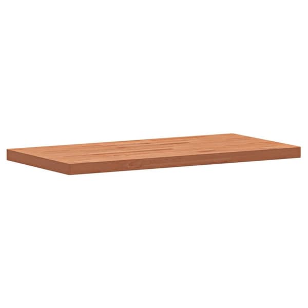 bordplade 100x50x4 cm rektangulær massivt bøgetræ