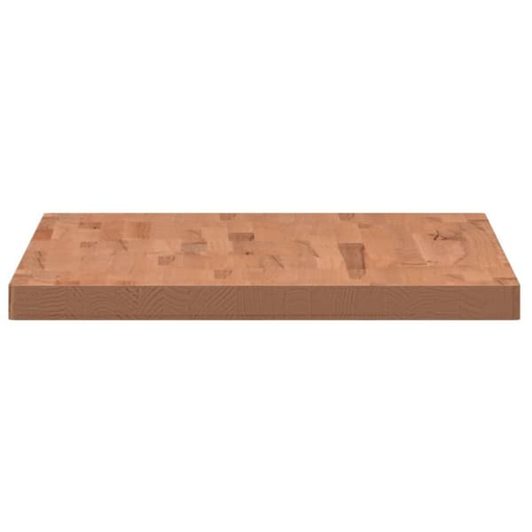 bordplade 100x60x4 cm rektangulær massivt bøgetræ