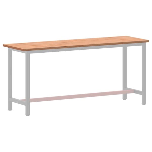 Bordsskiva 180x55x2,5 cm massivt bokträ