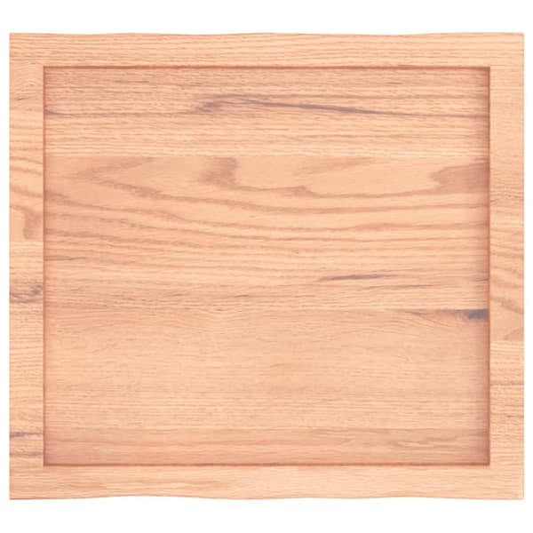Pöytälevy ruskea 60x50x(2-4)cm käsitelty täystammi elävä reuna