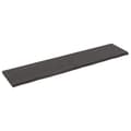 Miniatyrbillede 2 af 10: bordplade 180x40x(2-4) cm behandlet massivt egetræ mørkebrun