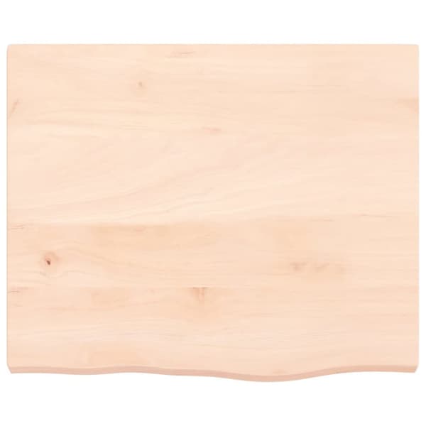 Bordsskiva 60x50x(2-4) cm obehandlad massiv ek