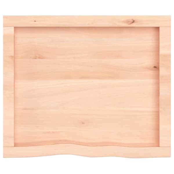 Bordsskiva 60x50x(2-4) cm obehandlad massiv ek