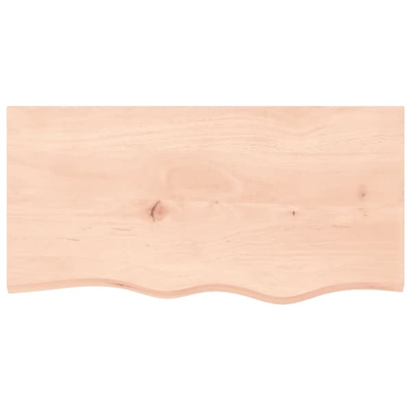 Pöytälevy 80x40x(2-4) cm käsittelemätön täystammi