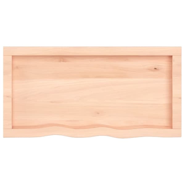 Pöytälevy 80x40x(2-4) cm käsittelemätön täystammi