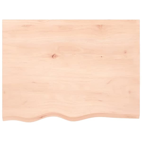 Pöytälevy 80x60x(2-6) cm käsittelemätön täystammi