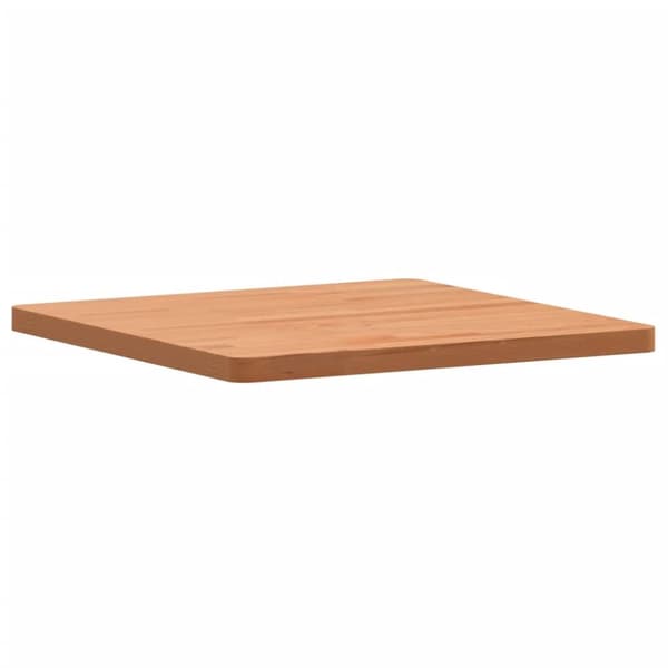 Bordsskiva 50x50x2,5 cm fyrkantig massivt bokträ