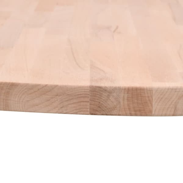Bordsskiva Ø70x1,5 cm rund massivt bokträ