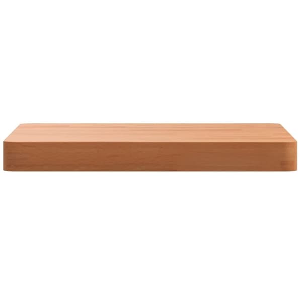 Bordsskiva 40x40x4 cm fyrkantig massivt bokträ