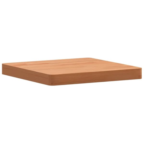 Bordsskiva 40x40x4 cm fyrkantig massivt bokträ