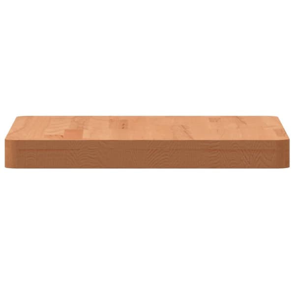 Bordsskiva 40x40x4 cm fyrkantig massivt bokträ