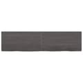 Miniatyrbillede 3 af 10: bordplade 160x40x(2-4) cm behandlet massivt egetræ mørkebrun