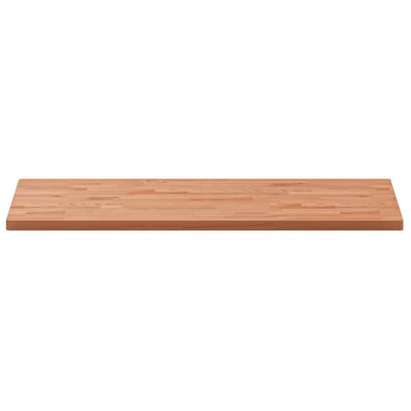 bordplade til badeværelse 100x50x2,5 cm massivt bøgetræ