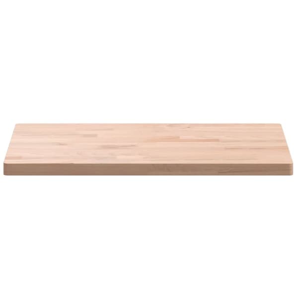 Bänkskiva för badrum 60x40x2,5 cm massivt bokträ