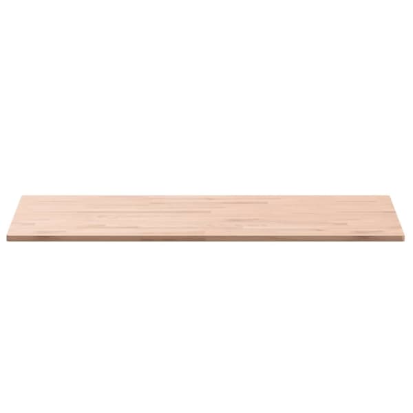 bordplade 100x60x1,5 cm rektangulær massivt bøgetræ