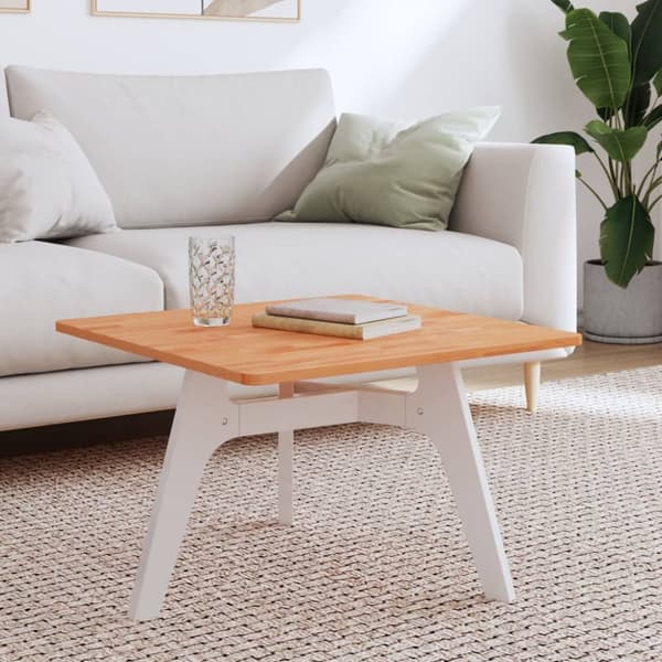 Bordsskiva 60x60x1,5 cm fyrkantig massivt bokträ