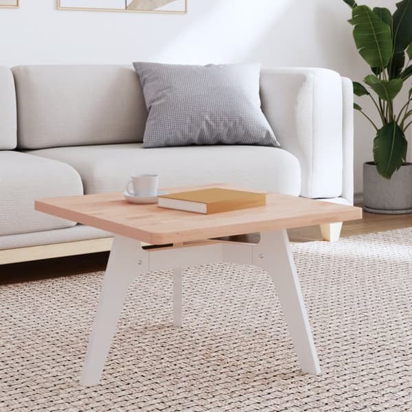bordplade 60x60x2,5 cm firkantet massivt bøgetræ