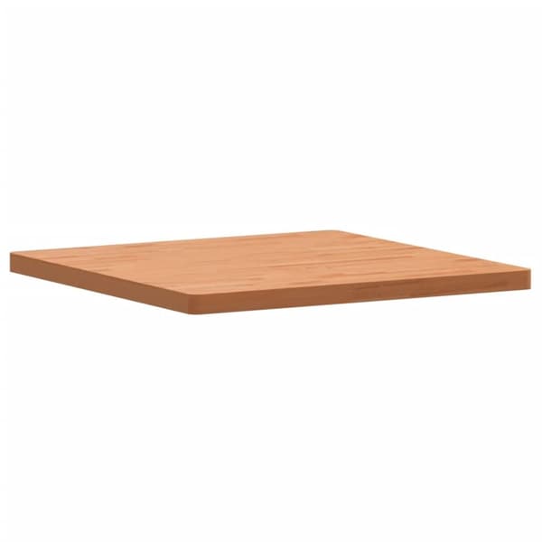 Bordsskiva 80x80x4 cm fyrkantig massivt bokträ