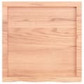 Miniatyrbillede 4 af 9: bordplade 60x60x(2-6) cm behandlet massivt egetræ lysebrun