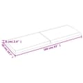 Miniatyrbild 9 av 10: Bordsskiva mörkbrun 160x50x(2-6) cm behandlad massiv ek