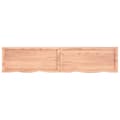 Miniatyrbillede 7 af 9: bordplade 180x40x(2-6) cm behandlet massivt egetræ lysebrun