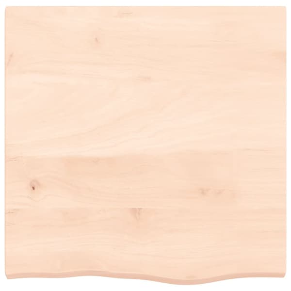 Pöytälevy 60x60x(2-4) cm käsittelemätön täystammi