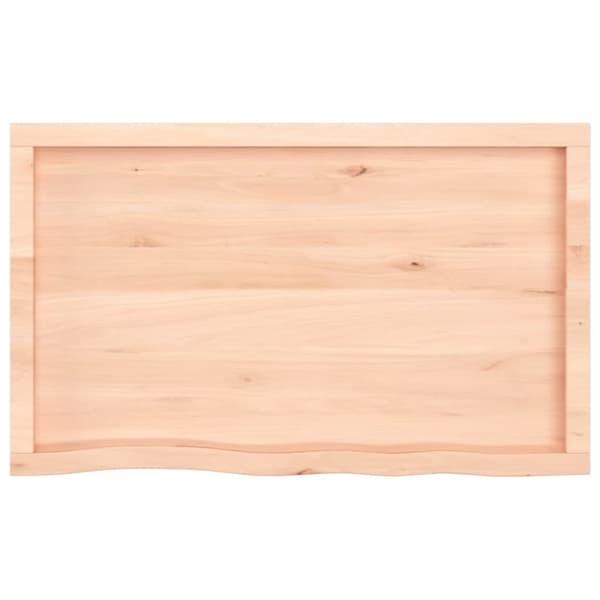 Bordsskiva 100x60x(2-4) cm obehandlad massiv ek