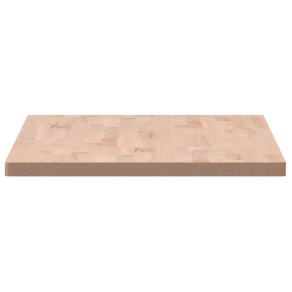 bordplade til badeværelse 100x50x2,5 cm massivt bøgetræ