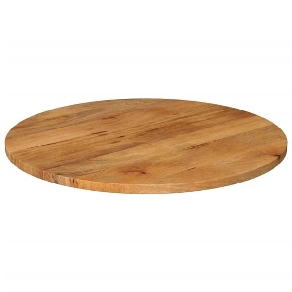 vidaXL Pöytälevy Ø 70x2,5 cm pyöreä täysi mangopuu