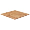 Miniatyrbillede 1 af 4: firkantet bordplade 50x50x1,5 cm behandlet massivt eg lysebrun