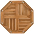 Miniatyrbild 4 av 7: vidaXL Bordsskiva 50x50x2,5 cm åttakantig massiv teak