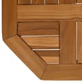 Miniatyrbilde 5 av 7: vidaXL Bordplate 40x40x2,5 cm åttekantet heltre teak