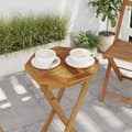 Miniatyrbilde 7 av 7: vidaXL Bordplate 40x40x2,5 cm åttekantet heltre teak