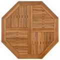 Miniatyrbilde 1 av 7: vidaXL Bordplate 90x90x2,5 cm åttekantet heltre teak