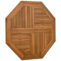Miniatyrbilde 4 av 8: vidaXL Bordplate 80x80x2,5 cm åttekantet heltre teak