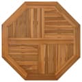 Miniatyrbilde 1 av 8: vidaXL Bordplate 80x80x2,5 cm åttekantet heltre teak