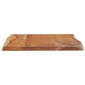 Miniatyrbilde 5 av 9: vidaXL Vegghylle 80x60x2,5 cm rektangulær heltre akasie naturlig kant