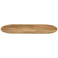 Miniatyrbilde 3 av 8: vidaXL Bordplate 80x40x2,5 cm oval heltre mango
