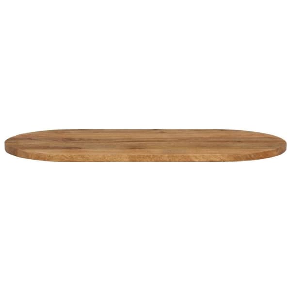 vidaXL Bordsskiva 120x50x2,5 cm oval massivt mangoträ