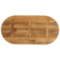 Miniatyrbild 5 av 8: vidaXL Bordsskiva 120x50x2,5 cm oval massivt mangoträ