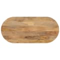 Pikkukuva 1 / 8: vidaXL Pöytälevy 100x50x2,5 cm ovaali täysi mangopuu
