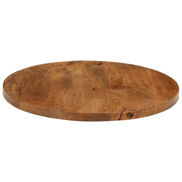 vidaXL Bordplate Ø 50x2,5 cm rund heltre mango