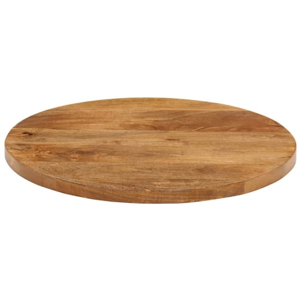 vidaXL Pöytälevy Ø 50x2,5 cm pyöreä täysi mangopuu