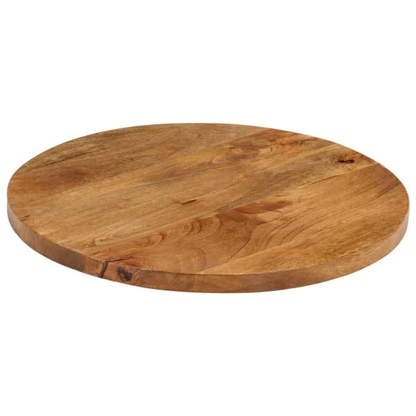 vidaXL Pöytälevy Ø 50x2,5 cm pyöreä täysi mangopuu