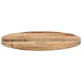 Miniatyrbilde 3 av 8: vidaXL Bordplate Ø 50x3,8 cm rund grovt heltre mango