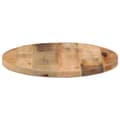Miniatyrbilde 4 av 8: vidaXL Bordplate Ø 50x3,8 cm rund grovt heltre mango