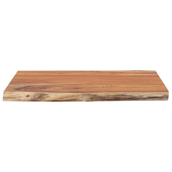 vidaXL bordplade 70x60x2,5 cm rektangulær massivt akacietræ